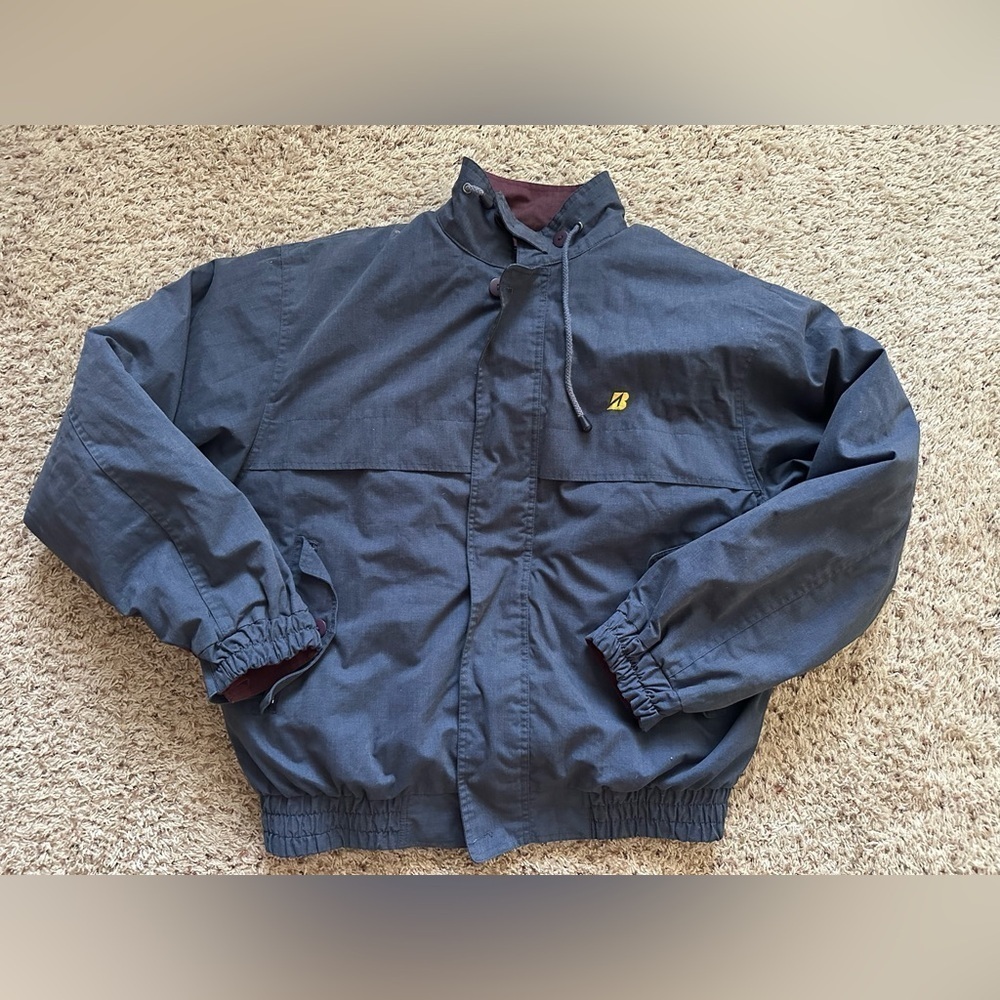 Vintage Hilton Corporate Casuals Bridgestone Heavy-Duty Full Zip Jacket Size XL